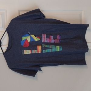 Gray / Blue Krochet Kids shirt